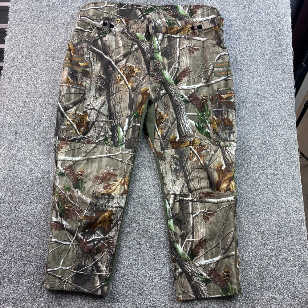 ScentLok Full Season Recon Hunting Pants Mens 3XL Carbon Alloy Realtree 03820